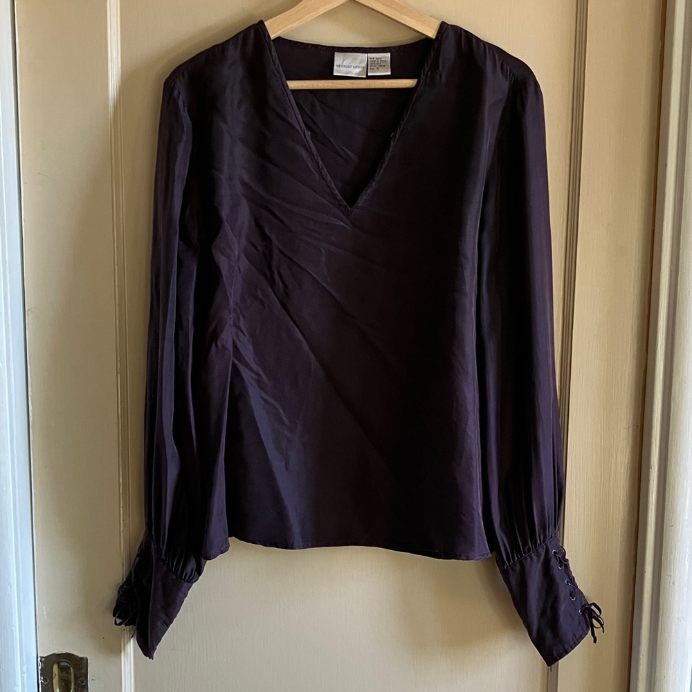 Newport News silk top